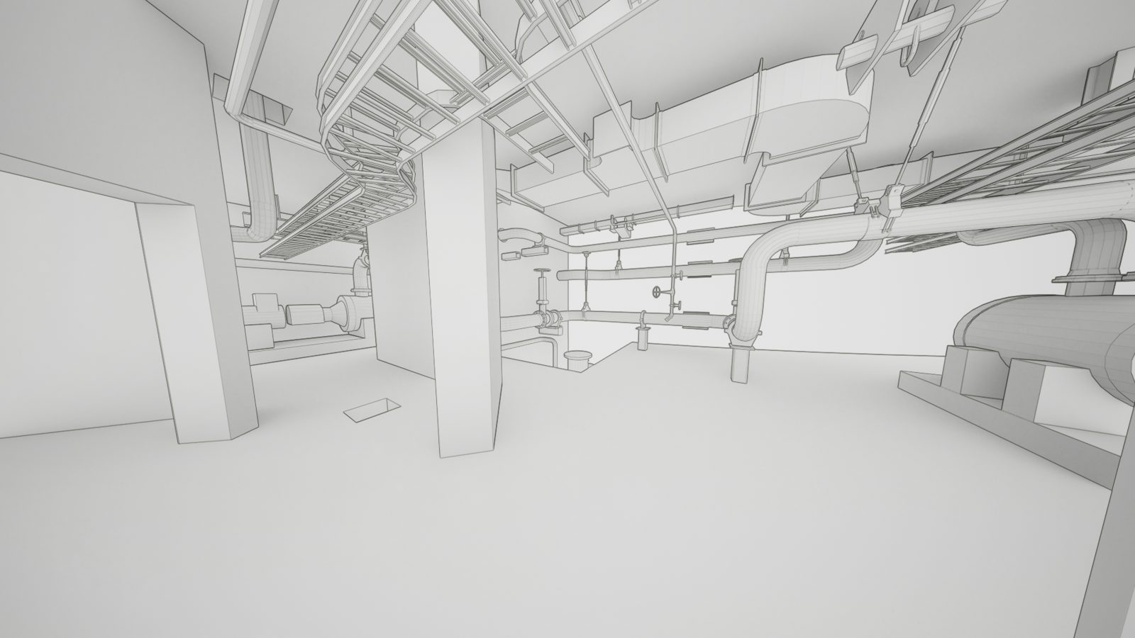 Modélisation 3D BIM installation nucléaire