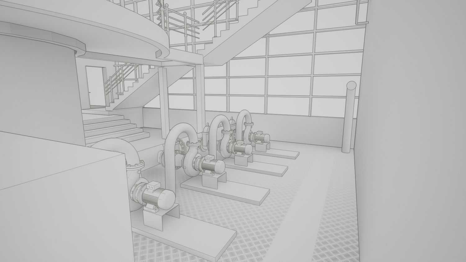 Modélisation BIM d'une station de traitement d'eau