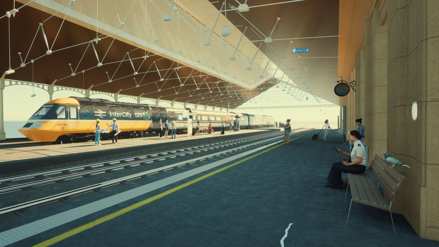 Gare et voies ferroviaires