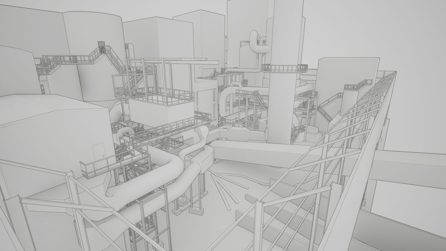 Modélisation BIM d'une unité de valorisation énergétique
